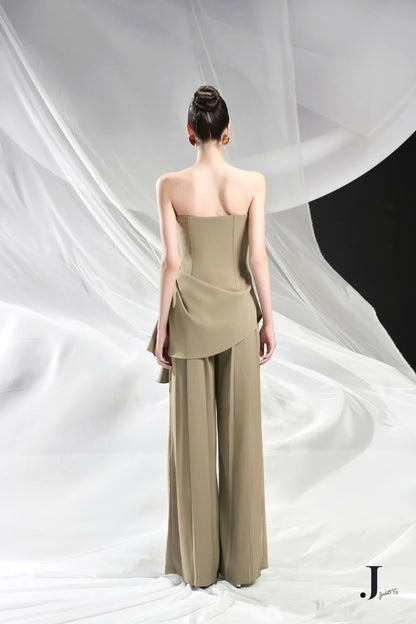 Moss Off-shoulder Top x Vie Moss Pants